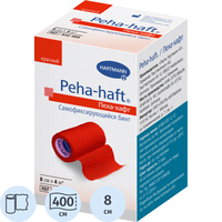 Бинт самофиксирующийся Hartmann Peha-Haft красный 8 см x 4 м