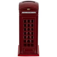 Копилка металлическая Телефонная будка 6x6x12.5 см