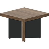 Журнальный стол Faber FAMS060WNAN (орех/антрацит, 600х600х450 мм)