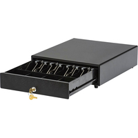 Денежный ящик Атол SB-330-B 380х330х90 мм черный