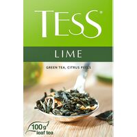 Чай листовой зеленый Tess Lime 100 г (лайм, цедра цитрусовых, шиповник)