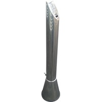 Урна-пепельница Першинг 4.5 л нержавеющая сталь (25х25x110 см)