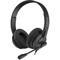 Уценка. Гарнитура проводная A4tech HU-10 (HU-10/USB/BLACK). уц_тех