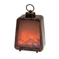 Декоративный настольный светильник Neon-Night Камин Лофт 1.5 Вт  17х10х24.5 см медный