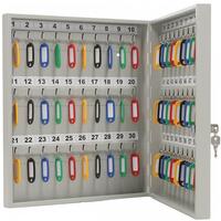 Шкаф для ключей Aiko Key-60 серый на 60 ключей (серый, 355х59х400 мм)