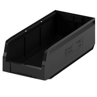 Ящик (лоток) универсальный полипропиленовый I Plast Logic Store  500x225x150 мм черный ударопрочный морозостойкий