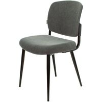 Стул обеденный Бюрократ KF-8 1795705 серый (ткань, металл)