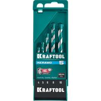 Набор сверл спиральных по керамограниту Kraftool Keramo 5 предметов  (29175-H5)