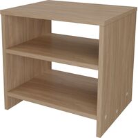Тумба прикроватная открытая Комус Мебель Well (дуб урбан янтарный,  430х350х404 мм)