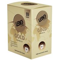 Кофе молотый Lebo Gold арабика 10 пакетов по 7 г