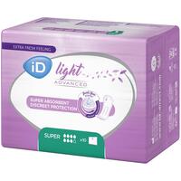 Прокладки урологические iD Light Advanced Super (10 штук в упаковке)